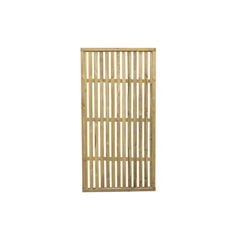 5013053191965 1 1.8m x 0.9m Pressure Treated Vertical Slatted Screen Pack of 4.jpg